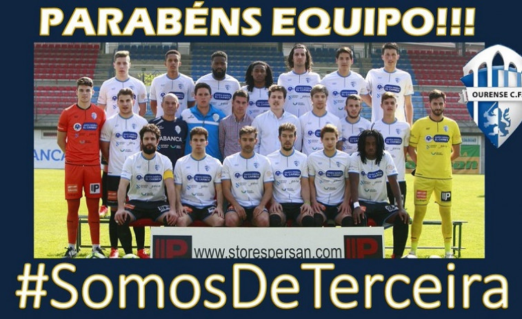 ​El Ourense CF consigue su billete a la Tercera División