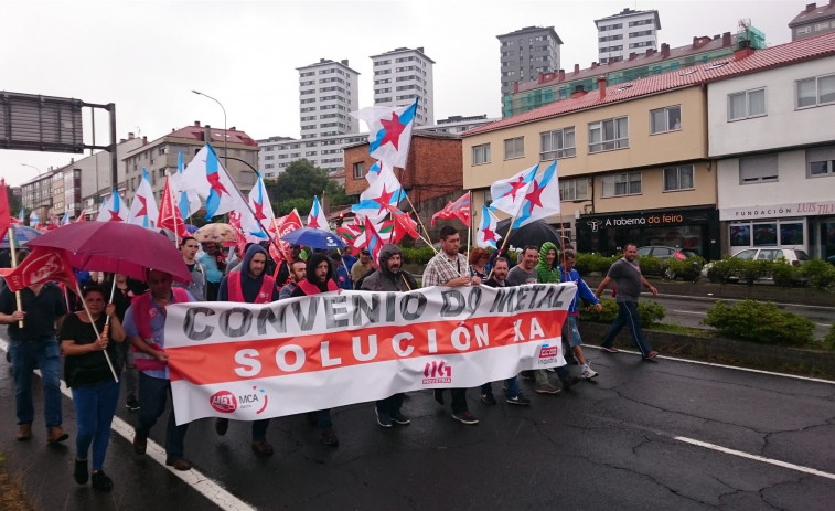 Los sindicatos del metal de A Coruña unifican sus exigencias para el convenio