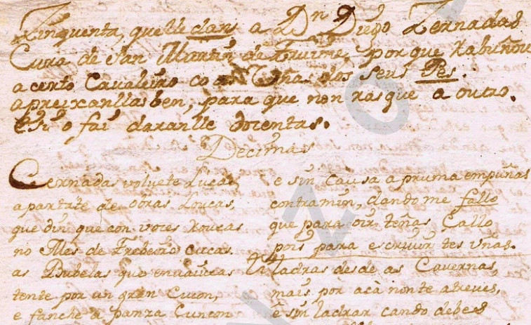 Un profesor de la UVigo descubre un manuscrito en gallego de los 'Séculos Escuros'