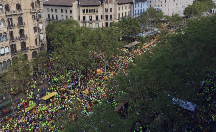 El independentismo celebra la Diada como 