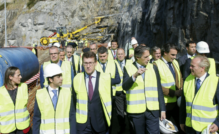 De la Serna inaugura las obras del acceso ferroviario al puerto exterior de Ferrol