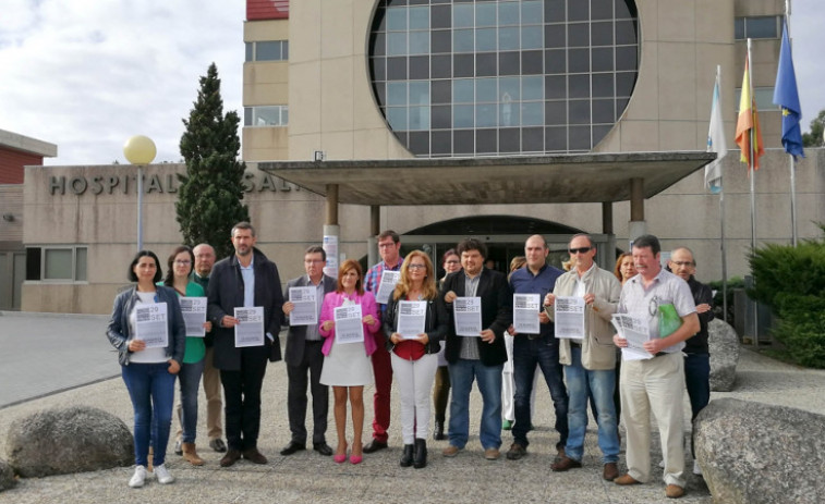 Marcha contra la conversión del Hospital do Salnés en un 