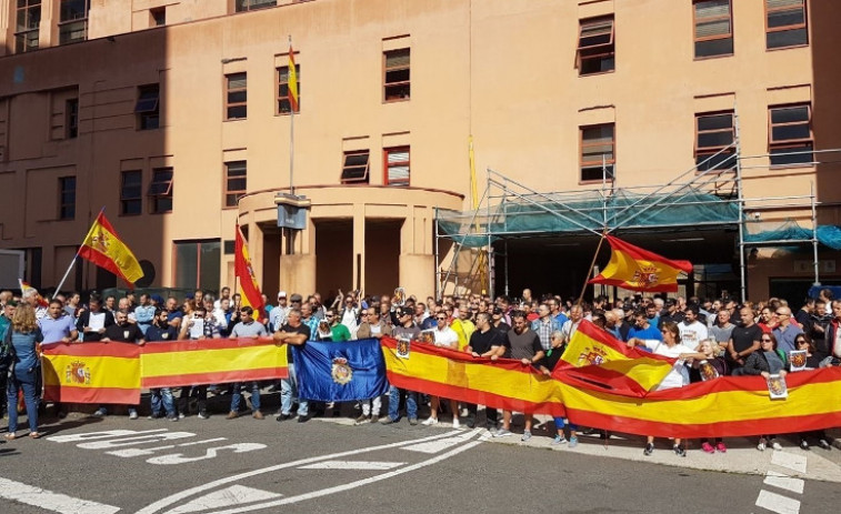 Los policías nacionales gallegos claman contra el 