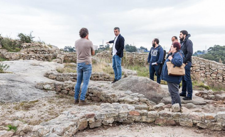 Comienzan los trabajos de consolidación del yacimiento del castro de Elviña