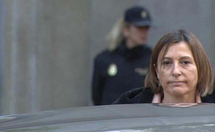 Los imputados por rebelión quedan en libertad, excepto Forcadell, que pasa la noche en prisión