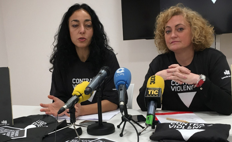 Trece concellos lucenses se unen a 'Lugo en negro' contra el machismo