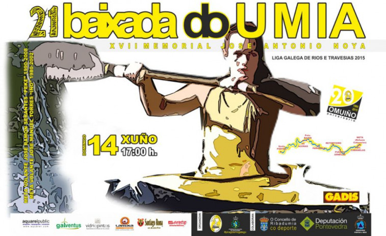 La XXI Baixada do Río Umia se disputará el 14 de junio