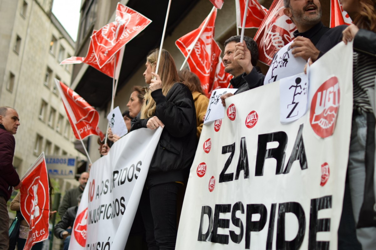 Zara inditex protesta mulleres trabajadoras