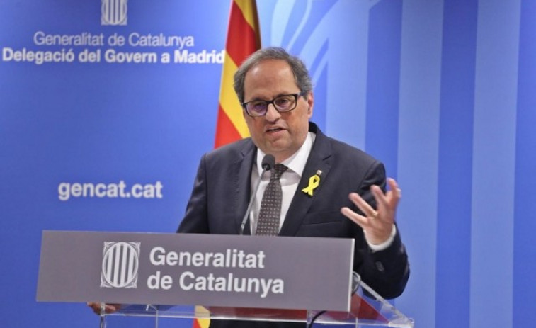 Torra insiste en el derecho de autodeterminación: 