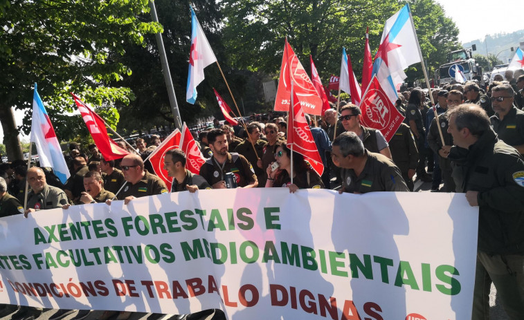 Los servicios mínimos de agentes forestales y medioambientales en huelga se mantendrán
