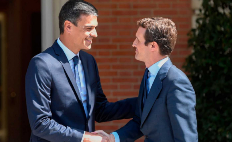 Sánchez, Casado, Catalunya, ¿postureo?