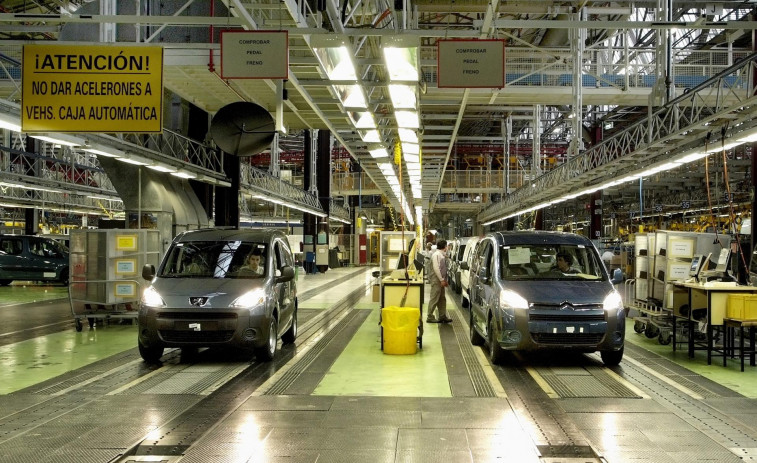 Paros en una línea de producción de Citroën Vigo por baja demanda