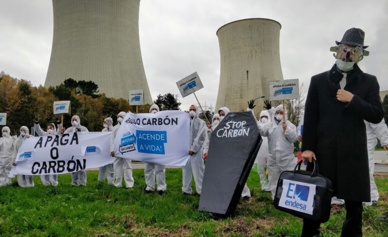 Galiza sen Carbón: “Los trabajadores de As Pontes dicen que luchan por darle pan a sus hijos; nosotros para darles un planeta donde comerlo”