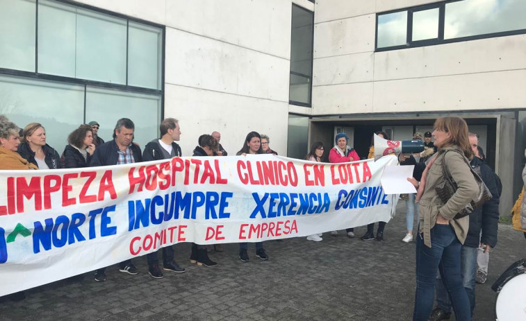 Huelga indefinida en la limpieza de los hospitales gallegos