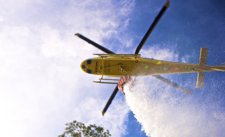 Huelga de pilotos de helicópteros antincendios con servicios mínimos del 100%