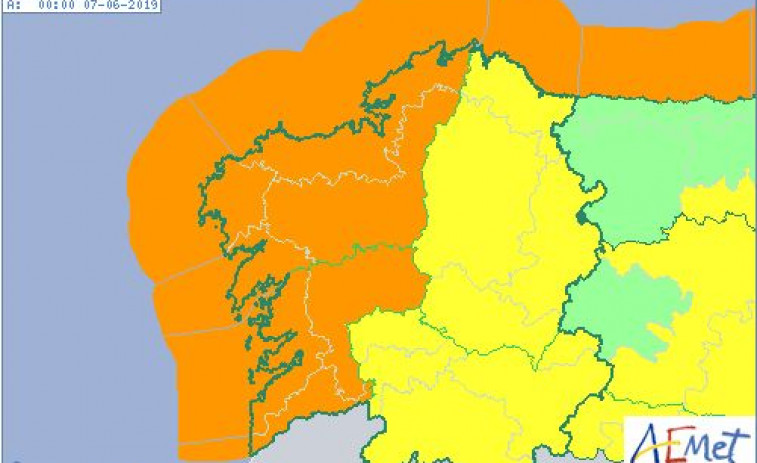 Alerta meteorológica en toda Galicia por una ciclogénesis explosiva inusual en estas fechas
