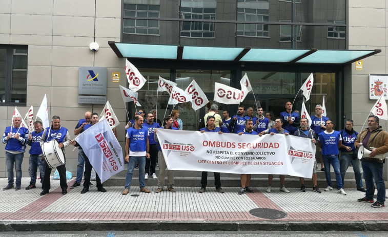 ​Los trabajadores de Ombuds toman A Coruña y anuncian nuevas concentraciones