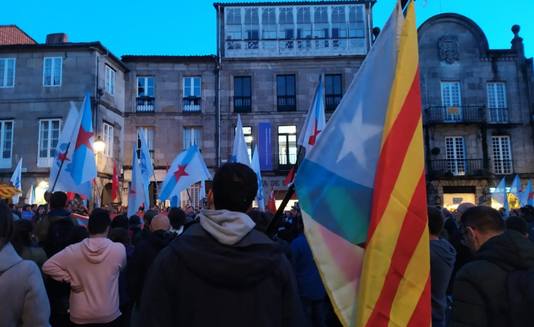 Varias concentraciones en Galicia contra la sentencia reúnen cientos de personas