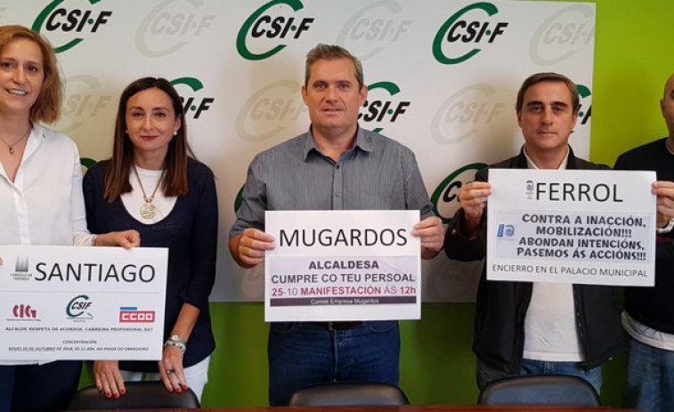 CSIF dice ser el líder entre los sindicatos en los ayuntamientos gallegos