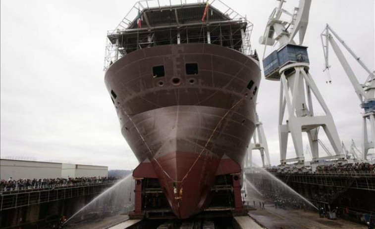 Navantia Ferrol bota el primer buque flotel para la petrolera mexicana Pemex en una jornada 