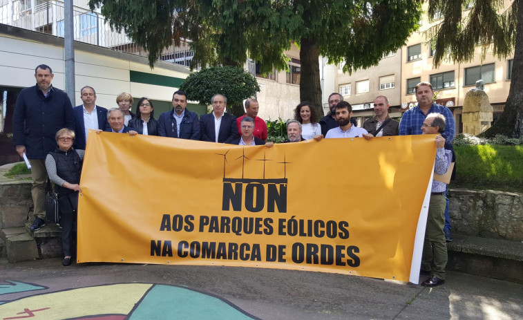 ​La Diputación de A Coruña se postula del lado de los ecologistas y solicita la paralización de los proyectos eólicos en la comarca de Ordes