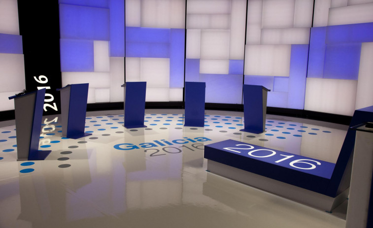 Los siete principales candidatos a la Xunta se miden hoy en el único debate televisado de la campaña electoral