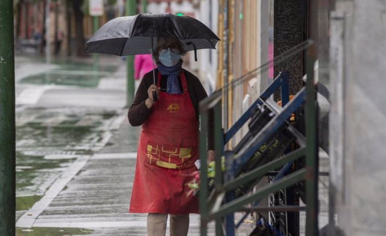 Alerta amarilla por la amenaza de fuertes lluvias y tormentas en Lugo y el este de Ourense