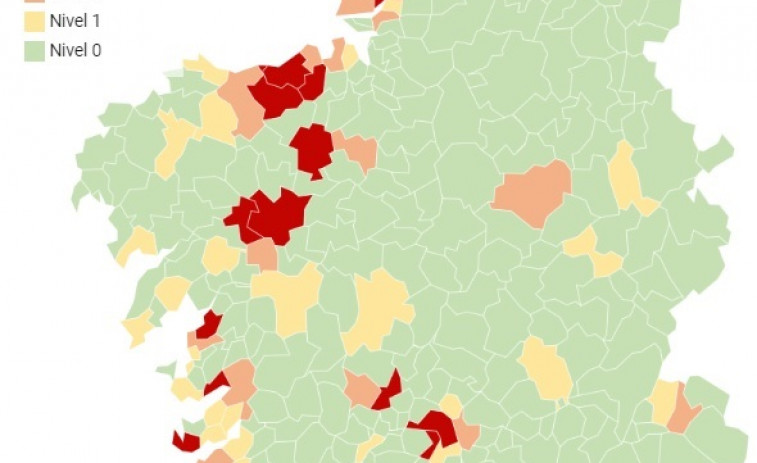 Alerta roja por coronavirus Nigrán, Poio, Narón y Culleredo mientras O Barco baja nivel naranja