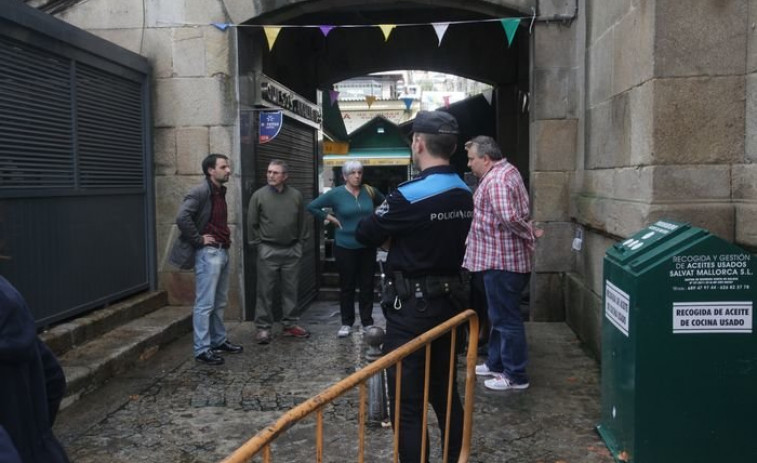 Un motín en la Praza de Abastos de Ourense acaba en acuerdo