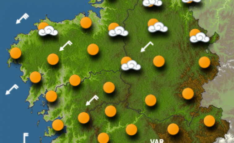 El tiempo para este jueves en Galicia: vuelve el sol y las temperaturas agradables con niebla por la mañana