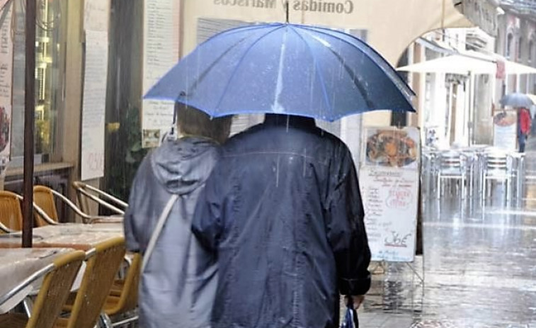 ​La lluvia pone en alerta a A Coruña y Pontevedra