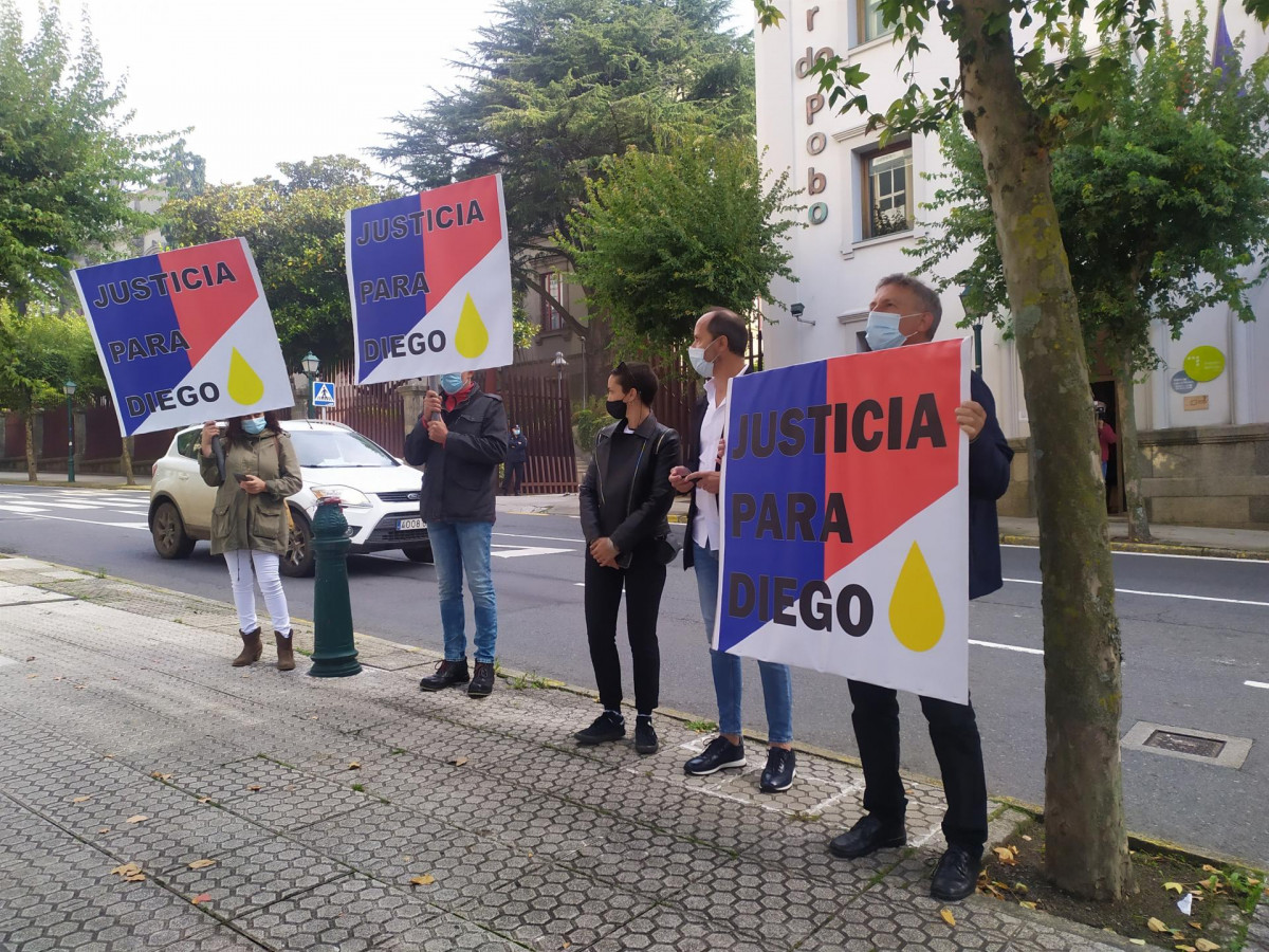 Archivo - Familiares y allegados de Diego Bello reclaman justicia  para el joven coruñés