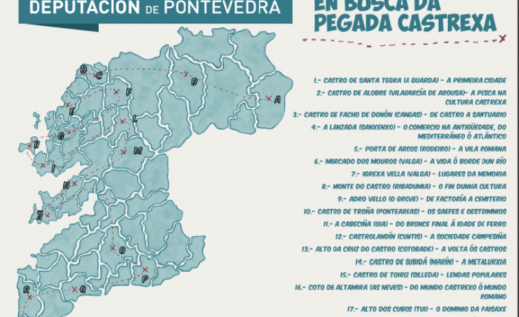 A Deputación de Pontevedra intervirá en 18 xacementos arqueolóxicos