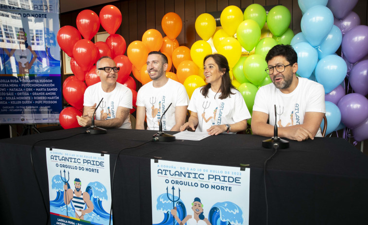 El Festival Atlantic Pride de A Coruña desvela su cartel: Ladilla Rusa, Samantha Hudson, Javiera Mena, Ortiga, Berto...