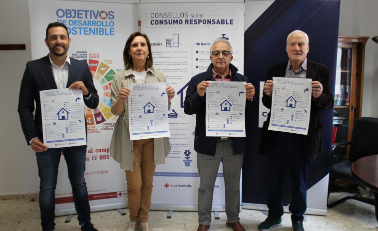 AquaOurense, Cruz Roja y la Diputación, codo con codo para concienciar sobre el consumo responsable del Agua