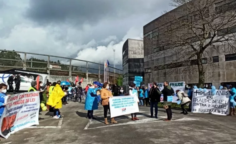 La red de guarderías públicas de la Xunta 'Galiñas azuis' podría sufrir una huelga en septiembre
