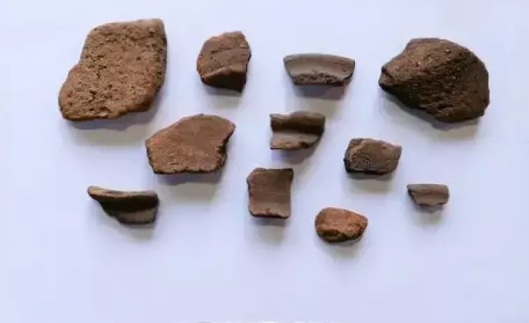 Hallan once nuevas piezas de cerámica de la Edad de Hierro y final de la Edad de Bronce en A Coruña