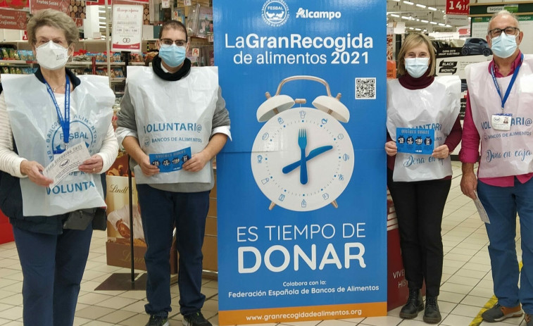 Se necesitan miles de voluntarios para la Gran recogida del Banco de Alimentos de Vigo
