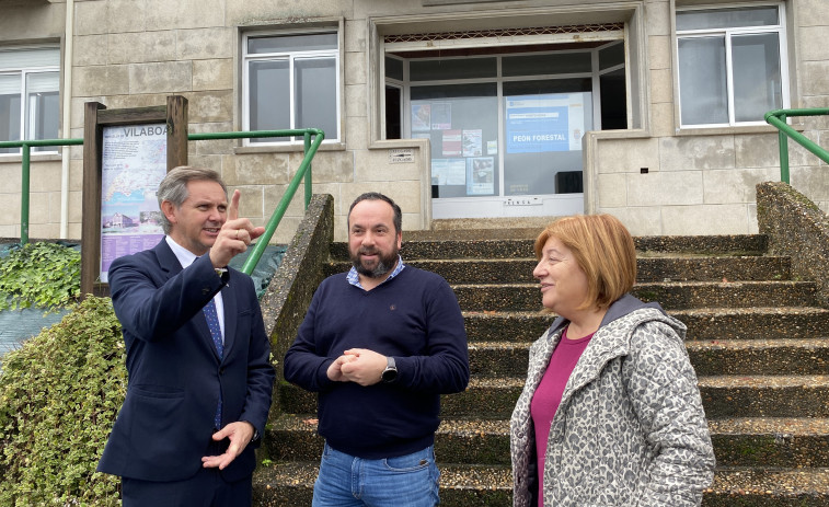 El delegado del gobierno en Galicia visita Vilaboa y anuncia un paso superior en la N-550