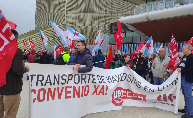 Sindicatos programan una huelga en el transporte de viajeros en toda Galicia el próximo 31 de marzo