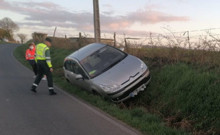 Accidente de tráfico en Sarria se salda con un hombre fallecido y su esposa ilesa