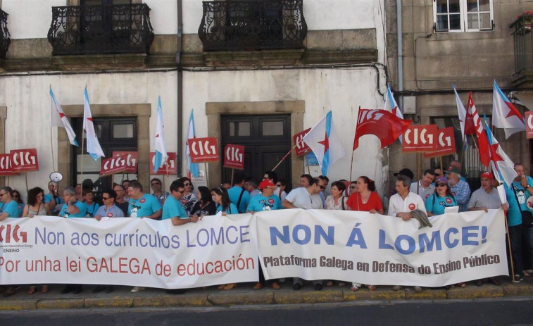 ​La Plataforma Galega en Defensa do Ensino también convoca huelga general el 9 de marzo