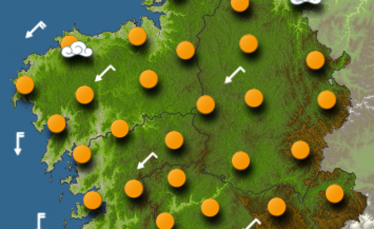El Tiempo en Semana Santa: Galicia recibe el Jueves Santo con sol y playa en las Rías Baixas y máximas de 25ºC el sábado