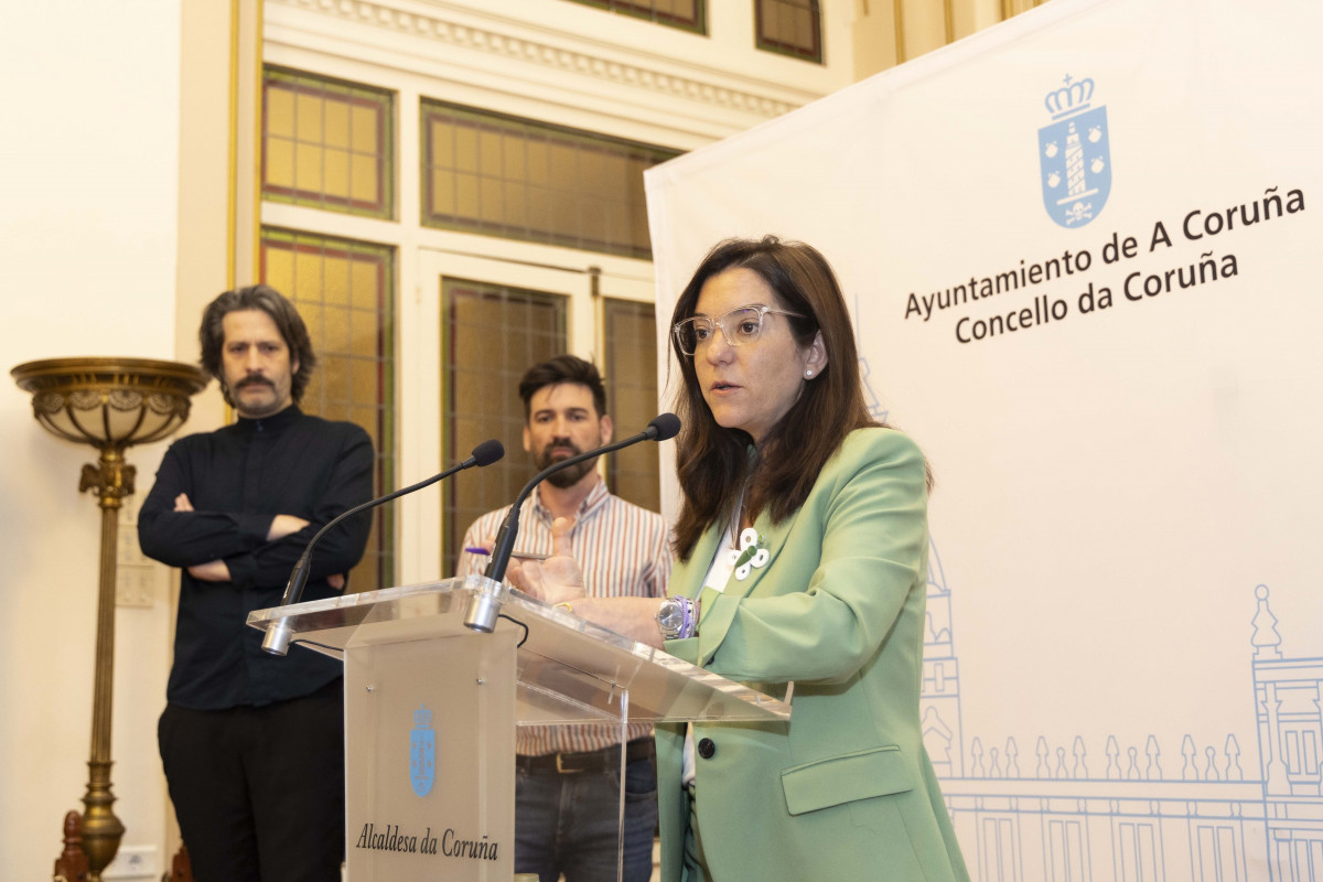 La alcaldesa de A Coruña, Inés Rey, preside la presentación del festival 'Corufest'