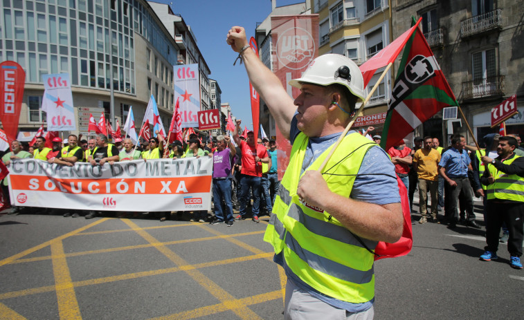 ¿Fin a la huelga del metal en Lugo? Principio de acuerdo entre patronal y sindicatos para un nuevo convenio