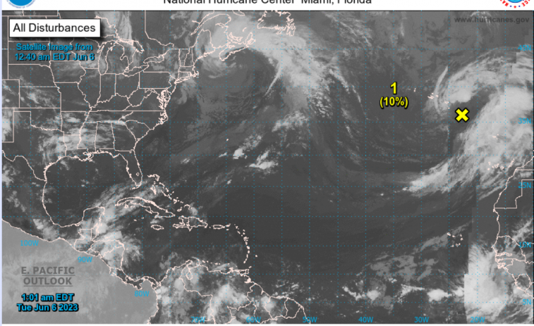 El ciclón Óscar trae a Galicia tormentas de componente subtropical a partir de este martes