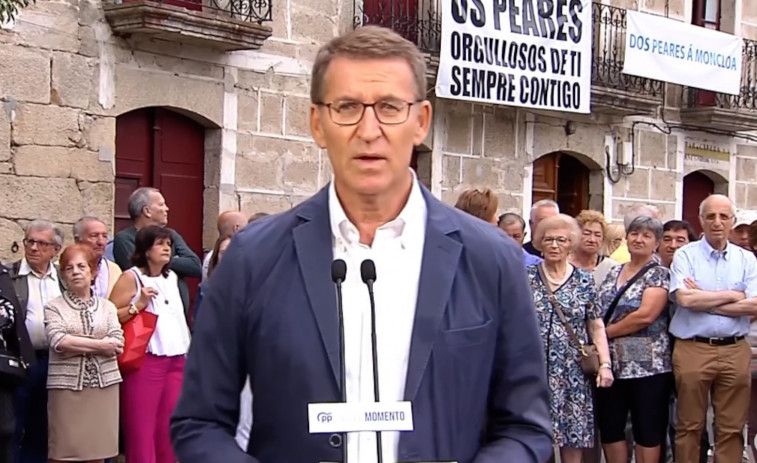 Baltar, ausente de la presentación de la campaña Feijóo en Os Peares, Ourense (vídeo)