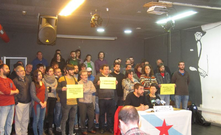 ​Membros de Causa Galiza denuncian unha “montaxe” para identificar “independentismo” e “terrorismo”