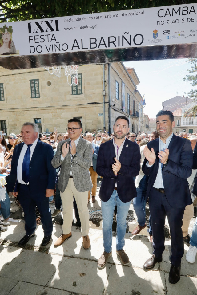 Inauguración de la Festa do Albariño, en Cambados (Pontevedra)