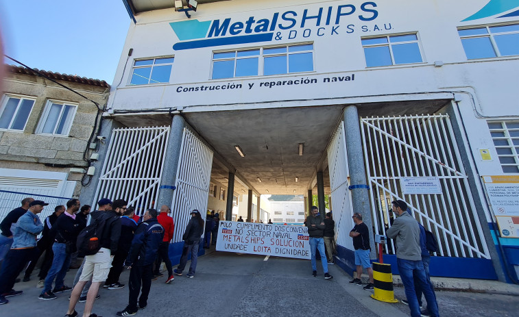 Siete despidos, incluidos dos miembros del comité de empresa, en el astillero Metalships, denuncia CC.OO.